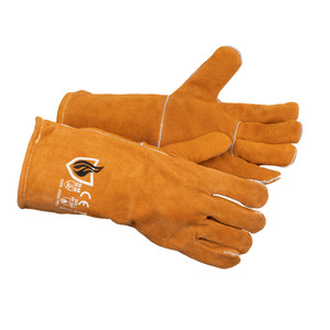 Gants de soudage en cuir résistant à la chaleur-Doublure ARAMID-Logo personnalisable - Product Image 3