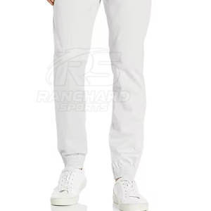 Pantalons de sport de couleur personnalisée, longue durée, pour hommes, en polyester et coton écologiques, respirants - Product Image 4