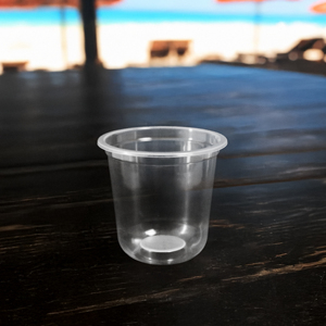 Vasos de plástico PET/PP desechables Quang Quan, tamaños de 16/20/24oz, tapa transparente, estilo de pared única, para servir bebidas frías para té con leche - Product Image 1