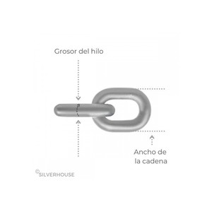 Catena Rolo Classica Trendy in Argento Sterling Placcato Oro 18K, 50 cm, Filo da 0,50 mm con Perla e Diamante come Pietra Principale, per Matrimoni e Occasioni Speciali - Product Image 2