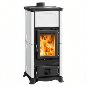 Estufa de Leña EMILIANA 16 Blanca de 5 Estrellas, 6.5kW, Modelo 3000521 - Product Image 2