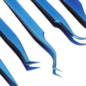 Pinces à épiler professionnelles en acier inoxydable pour extensions de cils en volume, précision, durabilité, emballage personnalisable, fabricant - Product Image 3