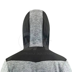 Sweat-shirt à capuche Softshell pour hommes coupe-vent imperméable Logo personnalisé disponible Sweat à capuche Softshell pour hommes - Product Image 4