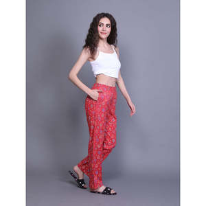 Pijama 100% Algodón Estampado con Bolsillos, Vestido de Dormir Tejido ODM con Cierre de Botones y Cordón, Logotipo Personalizado, Estampado Animal, Talla XS - Product Image 2