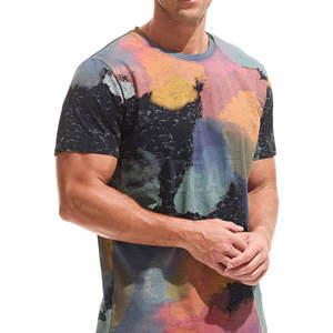 เสื้อยืดผู้ชายพิมพ์ซับลิเมชันแขนสั้นผ้านิ่มน้ำหนักเบาเหมาะสำหรับแฟชั่นสวมใส่สบาย - Product Image 4