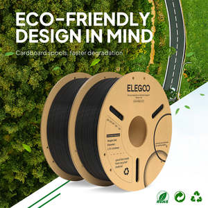 10 kg <b>PLA</b> Plus Filament Black 3D Nylon and PETG Material - Product Image 4