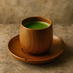 Taza de Café de Madera Natural Ecológica Hecha a Mano, Apta para Microondas, Diseño de Patrón Sólido, Personalizada para Té, Bebidas Calientes y Regalos - Product Image 2