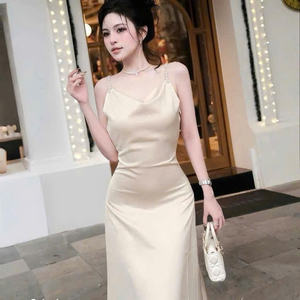 Elegante Vestido de Mujer, Vestido de Manga Corta, Combinación Perfecta de Elegancia y Comodidad, Casual y Formal para Diversos Eventos, Maxi Seda - Product Image 2