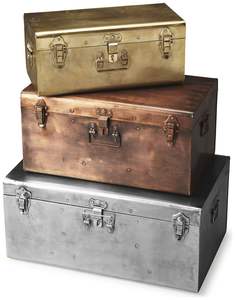 Caja de almacenamiento decorativa galvanizada con acabado en polvo, ideal para uso en patios, balcones o como almacenamiento decorativo en interiores. - Product Image 6