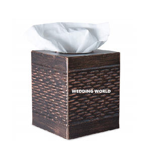Tabletop Wedding Ware New Fancy <b>Tissue</b> <b>Box</b> Premium Quality Stylish Handmade Hot Selling Bathroom Ware Metal <b>Tissue</b> <b>Box</b> - Product Image 4