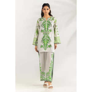 Ensemble décontracté en coton et viscose imprimé IPST-77160 en tissu crêpe pour le printemps/été - Product Image 4