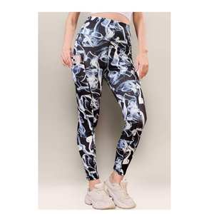 Pantalones de Yoga Estampados de Cintura Alta para Mujer, Ropa Deportiva Elástica para Gimnasio y Fitness - Product Image 5