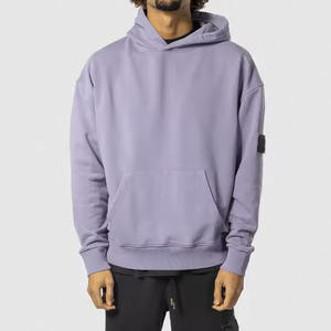 Alta calidad sin cuerda transpirable piedra ácido lavado sudaderas con capucha hombres cremallera completa Us Boxy 500 GSM diseñador lavado Sudadera con capucha para hombres - Product Image 1