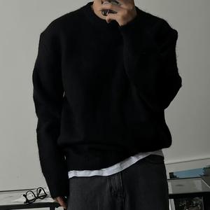 Vente en gros Pull à col rond personnalisé pour hommes Sweatshirts légers à coupe ajustée Pull en tricot à porter décontracté ou habillé - Product Image 4