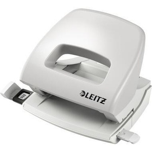 เครื่องเจาะกระดาษ Leitz NeXXt 8 ซม. 16 แผ่น พร้อมรางนำสีเทา 80 กรัม/ตร.ม. - Product Image 1