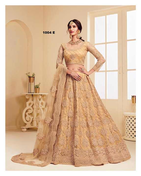 Designer Engagement & Hochzeits feier tragen Neueste Top Qualität Heavy Net Braut Lehenga Choli Best Rate Lieferant aus Indien