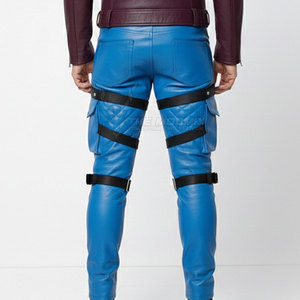 Combinaison de moto en cuir avec boucle Adventure Track pour homme, équipement de protection pour sports extrêmes, résistante aux chocs - Product Image 4