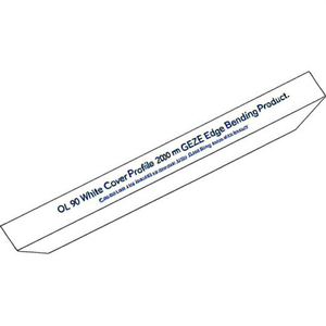 Profil de bordure blanc OL 90, longueur 2000 mm, produit de bordure GEZE - Product Image 3