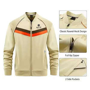 Survêtement à fermeture éclair 100% coton sur mesure Ensemble d'hiver confortable et respirant de meilleure qualité Nouveau style Conception personnalisée - Product Image 4