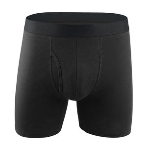 Boxers pour hommes personnalisés de haute qualité, respirants, antibactériens, à séchage rapide, tissés, sans couture, sexy, avec logo et couleurs personnalisés - Product Image 3