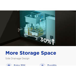Fregadero de Cocina HIGOLD LS1.O PRO de 30 Pulgadas, Hecho a Mano en Acero Inoxidable, de un Solo Tazón, con Almohadilla Amortiguadora de Sonido y Revestimiento Anticondensación - Product Image 5