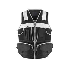 Gilet de sécurité réfléchissant de la meilleure qualité, gilet de vêtements de sécurité réfléchissant avec logo personnalisé, gilet de sécurité en maille haute visibilité à bas prix - Product Image 6