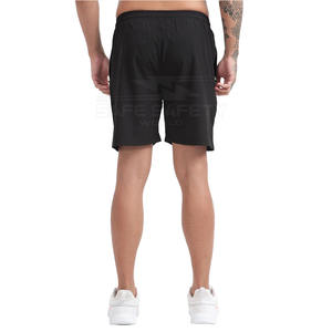 Pantalones cortos de gimnasio de patrón sólido informal recién llegados pantalones cortos de lona de secado rápido para correr y correr con logotipo personalizado a bajo precio - Product Image 3