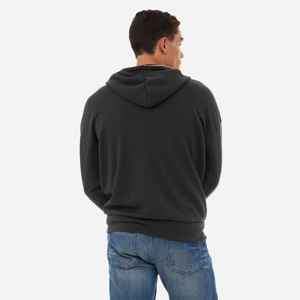Vente en gros en vrac Sweats à capuche Grande taille pour hommes Fabricants de vêtements noirs unis intégraux Sweat à capuche avec fermeture éclair complète pour hommes - Product Image 4