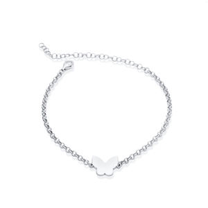 Bracelet à breloques papillon plaqué or 18 carats turc fait à la main en gros bijoux en argent sterling 925 - Product Image 5