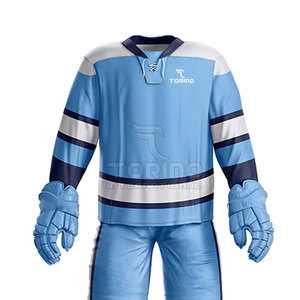 ชุดเครื่องแบบฮ็อกกี้น้ำแข็งสำหรับผู้ใหญ่ปรับแต่งได้ดีไซน์ยอดนิยมพร้อมโลโก้ตามแบบ - Product Image 5