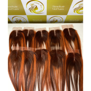 Top Grade HD Closure Transparent Meilleure Qualité Extensions de Cheveux Vierges Vietnamiens sur Mesure Prix de Gros - Product Image 4