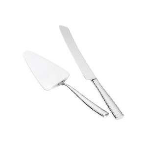 Couteau à gâteau et outils de service élégants en acier inoxydable caractéristiques haut de gamme tendance pour la décoration de mariage et de fête finition polie dorée - Product Image 5