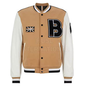 Wholesale Custom Streetwear College <b>Jacket</b> <b>Men</b> Women Baseball Bomber Letterman <b>Jacket</b> for <b>Men</b> - Product Image 1