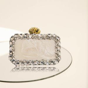 El bolso de mano de resina elegante más vendido para eventos nocturnos disponible a precio mayorista del proveedor indio - Product Image 4