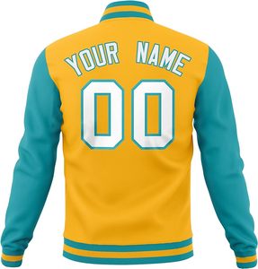 Chaqueta universitaria de cuero puro para hombre con bordado personalizado, cuello alto fino, estilo mandarín informal de invierno, asequible - Product Image 2