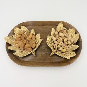 Juego de 2 Cuencos para Frutos Secos Hechos a Mano con Bandeja, Estilo Lujoso y Diseño Moderno de la India por R B Overseas al Precio Más Bajo en Oferta - Product Image 2