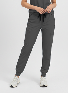 Jogger Scrub Pant Absorbe la humedad Venta al por mayor Uniforme médico Scrub Etiquetas personalizadas 4 vías Material elástico Uniforme Camisa Mayorista - Product Image 2