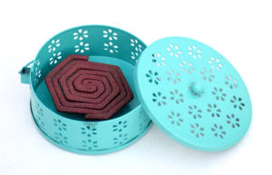 Plateau de bobine de moustique le plus vendu Boîte de bobine de moustique en fer ignifuge Porte-bobine de moustique Tueur de parasites de jardin à la maison. - Product Image 3