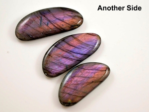 Violet feu Labradorite palmier pierre Quartz guérison cristal poche inquiétude pierre pour cristal lâche Cabochon pierres précieuses fabrication de bijoux - Product Image 3