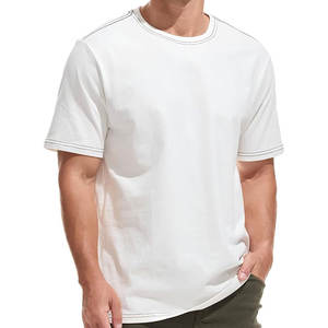 Polos en coton uni d'été, t-shirts décontractés à la mode - Product Image 1