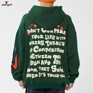 Sweat-shirts d'hiver pour hommes de haute qualité 2025, manches longues, grande taille, brodés, teints en uni, Pakistan, impression numérique en plein air, délavés à la pierre - Product Image 2