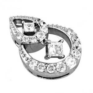 จี้เงินแท้ 925 ชุบทอง ประดับด้วยเพชรคิวบิกเซอร์โคเนีย สำหรับเครื่องประดับแฟชั่นสตรี - Product Image 3