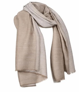 Étole Réversible en Cachemire et Laine Fine pour Femme, Légère, Douce, de Luxe, de Créateur, Châle Élégant à Double Face pour l'Automne - Product Image 1