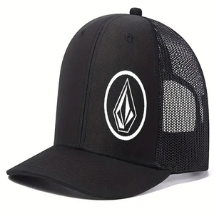 Gorra Trucker de Lona Personalizada con Diseño Personalizado, Color Naranja, Estilo Moderno, 5 Paneles, Frente de Sarga Lavada, Parte Trasera de Malla, Estilo Golf, Gorra de Papá, Sin Estructura - Product Image 2