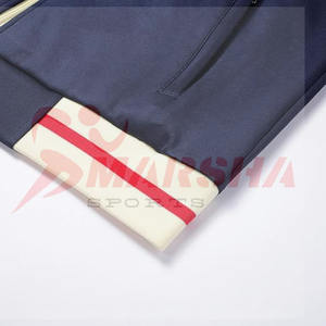 ชุดวอร์มแฟชั่นมีฮู้ดของผู้ชายชุดวิ่งจ๊อกกิ้งแบบมีซิปชุด100% โพลีเอสเตอร์มีสีต่างกัน - Product Image 4