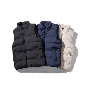 Chaleco acolchado a prueba de viento de invierno con diseño personalizado de fabricante, chaleco personalizado de poliéster para hombre, abrigo de algodón, chaleco acolchado Unisex - Product Image 6