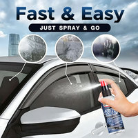 Repelente de Lluvia para Espejos con Nano Recubrimiento Getsun, Transparente, para Vidrio Automotriz, Antivaho, Resistente al Agua, Spray Protector de 100 ml