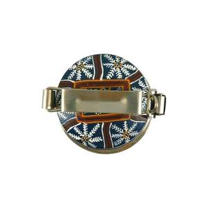 Boîte à lunch WIK traditionnelle décorative à 5 étages en batik, fabriquée à la main en Indonésie, modèle WIK-EH BCA pour pique-niques - Product Image 4