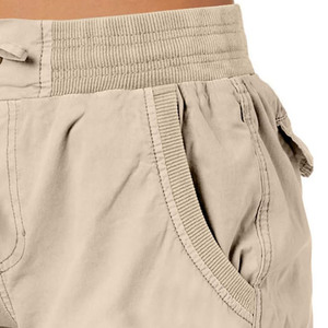 2025 personnalisé coupe décontractée au-dessus du genou taille haute Shorts pour femmes Shorts de Sport doux polaire coton Polyester femmes Shorts - Product Image 3