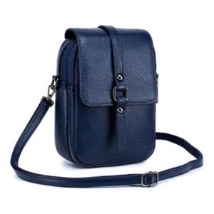 Sac à bandoulière en cuir de vachette de qualité supérieure pour femmes, finition grainée, sac à main tendance - Product Image 2